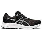 ASICS Men's Gel-Contend 8 Running Shoes, 8, Black/White