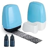 HOMESAN Identity Theft Protection Roller Stamp, Blue, HS-009