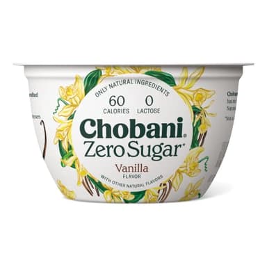 Chobani® Zero Sugar* Vanilla 5.3oz