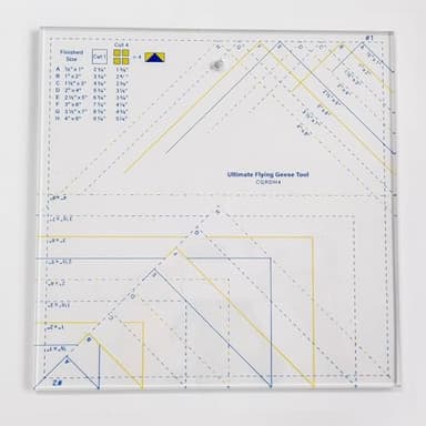 Bequilter Ultimate Flying Geese Quilting Rulers