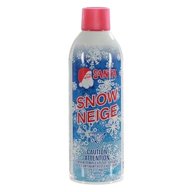 Santa Christmas Tree, Wreath, Glass and Mirror Snow Spray - 13 Ounces