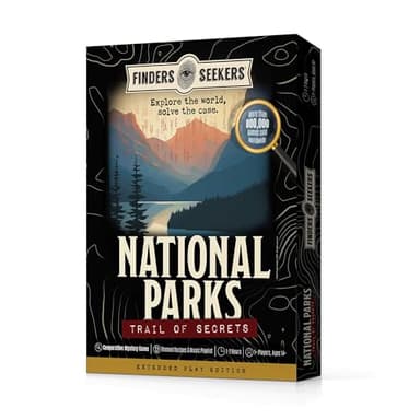 Finders Seekers Mystery Game | National Parks Trail of Secrets – Be a Detective and Investigate an Unsolved case, Escape Room Puzzle Game, for Date Night, Family Night or Solo