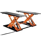 APlusLift 9,000LB Mid-Rise Scissor Lift with Electrical Release - SL-MR90XLT