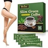 Premium Green Coffee Bean Extract Powder - Gluten-Free Green Coffee Bean Extract Supplements with 10 Natural Health Blends, Instant Coffee, 180g (18 Sachets)