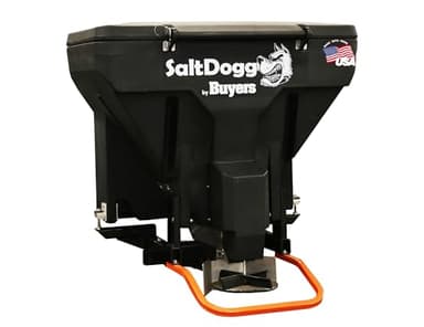 Buyers Products Saltdogg TGS07 Tailgate Salt Spreader, Made In The USA, 11 cu ft/825lb Capacity, Horizontal Auger Feed, Commerial Salt Spreader With Ground or Truck Bed Loading