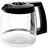 12-Cup Replacement Glass Coffee Carafe for Cuisinart Coffee Maker Models DCC-1200, DCC-1100BK, DCC-2650, CHW-12, CHW-12P1, DGB-550BK, DGB-550BK1, DGB-625BC, DGB-700BC, and SS-12 | Part# DCC-1200PRC