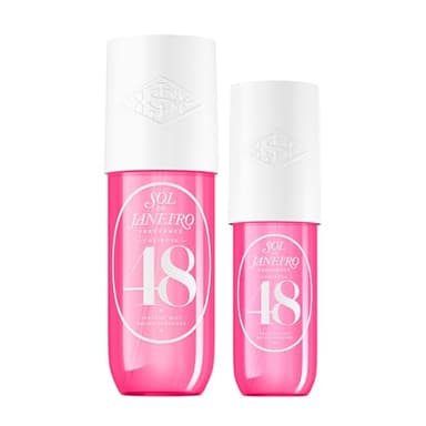 Sol de Janeiro Cheirosa Hair & Body Fragrance Mist Full Size and Travel Size Set - Home and Away Bundle - 8.1 & 3 fl oz Duo - Amazon Exclusive (Cheirosa 48)