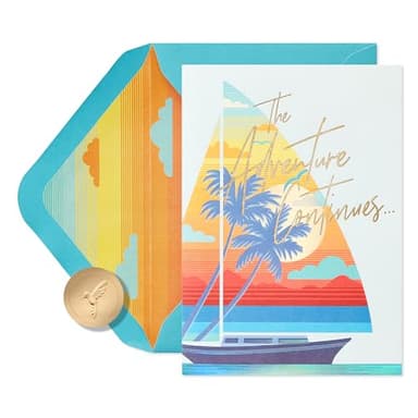 Papyrus Anniversary Card (The Adventure Continues)