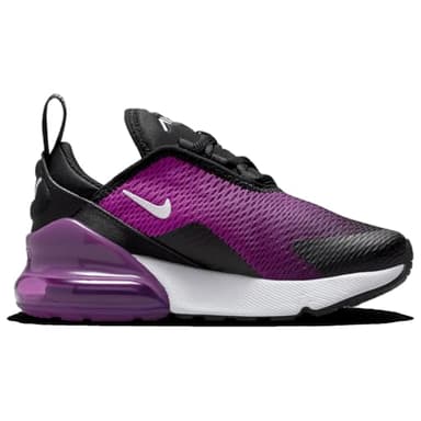 Nike Air Max 270 - Boys' Preschool (Black/Vivid Purple/White) Size 12