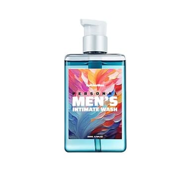 CJMJIM Men's Intimate Wash - PH Balanced Formula for Private Area Hygiene, Ideal for Genital Care, Foreskin Cleaning & Daily Use, Gentle Cleanser for Sensitive Skin (1)