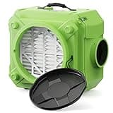 ALORAIR Air Scrubber with 3 Stage Filtration, Stackable Negative Air Machine for Industrial and Commercial Use, Heavy Duty Air Cleaner with MERV-10 Filter, HEPA/Activated Carbon Filter, Green