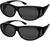 Fit Over Sunglasses Polarized Lens Wear Over Prescription Eyeglasses 100% UV Protection for Men and Women