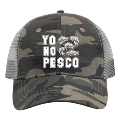 Yo no pesco Fitted Hats Men Light Weight Youthr Trucker Cap