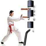 Wing Chun Dummy Wooden Man Pile, Wall Mounted Dummy Home Martial Arts Training Device, Portable Wing Chun Dummy, Hang It on a Home Wall or on a Marble Surface for Training