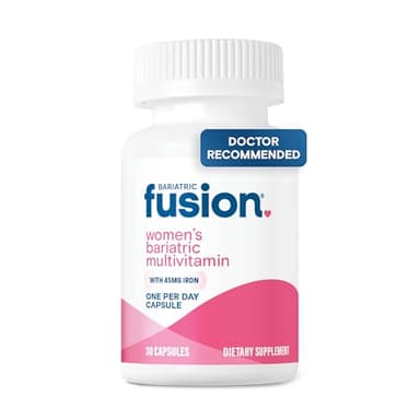 Bariatric Fusion One Per Day Bariatric Multivitamin with Iron for Women | with Hair and Nails Vitamins Blend | Gastric Bypass and Sleeve Gastrectomy | 30 Capsules | 1 Month Supply