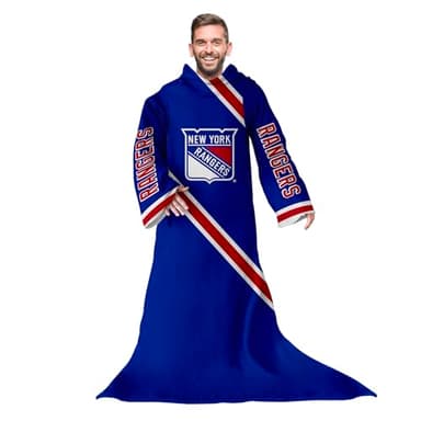 Snuggie New York Rangers – The Original Wearable Blanket with Sleeves | Super Soft Fleece | As Seen on TV | Officially Licensed NHL Gear