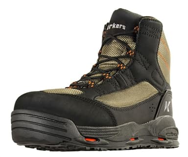Korkers Greenback Wading Boots - Packed with The Essentials - Includes Interchangeable Felt and Kling-On Soles - Size 10