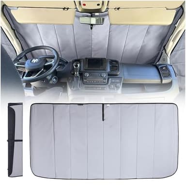 Living in a Bubble Insulated Blackout Window Covers for RAM Promaster 2014-Current (Windshield 2014-Current)