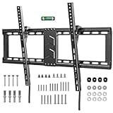 TV Wall Mount for Most 37-82 Inch, Low Profile Tilt Wall Mount TV Bracket for Flat/Curved TVs with Max VESA 600x400mm, Fits 16"-24" Studs Up to 132 lbs, Black