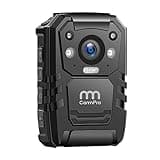 1296P HD Police Body Camera,64G Memory,CammPro I826 Premium Portable Body Camera,Waterproof Body-Worn Camera,Night Vision,GPS for Law Enforcement Recorder,Security Guards,Personal Use1