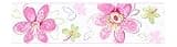 York Wallcoverings Candice Olson Kids CK7703B Bohemian Floral Wallpaper Border, Pastels