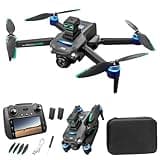 Dodoore GPS Drone with 8K UHD EIS Camera for Adults, 5G WiFi FPV RC Quadcopter with Brushless Motors, Optical Flow Positioning, Obstacle Avoidance, Auto Return, Follow Me, 2 Batteries (Black)