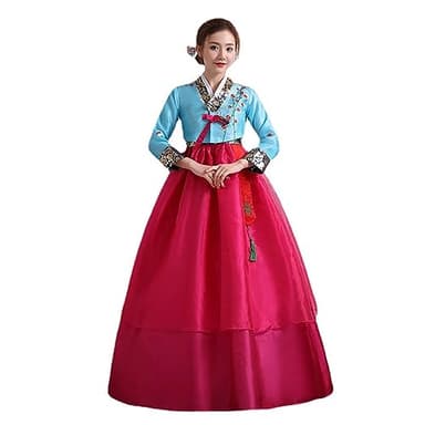 Korean Traditional Dress Korean Female Hanbok Dress Cosplay Outfit Korean Dance National Costume Korean Traditional Accessories