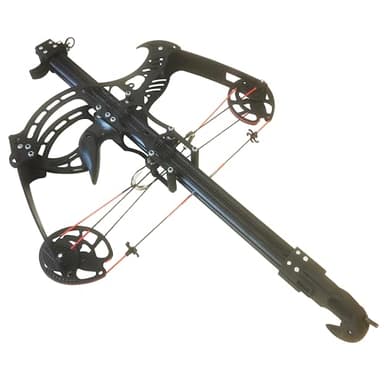 Joojeers 50 Burst Rapid Fire Ball Bearing Compound Bow, 40 LBS Draw Weight 330+FPS Hunting Slingshot Rifle Shoots Steel Balls, Heavy Sling Shot Bow for Adults.