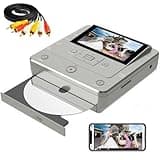 VHS to DVD Recorder, TV to USB Device or SD Card or HDD Recorder, Smart Phone WiFi to DVD/USB/SD/HDD Copy, WiFi APP Media Recorder【Comes with 10 Free DVD-R 】