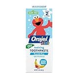 Orajel Kids Elmo Training Toothpaste Fluoride-Free; #1 Pediatrician Recommended Fluoride-Free Toothpaste*, 1.5oz Tube