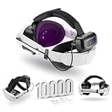 G-STORY Comfort Head Strap Accessories for Meta Quest 3/3S, 10000mAh Magnetic Battery Pack Design, Reduce Facial Stress Adjustable Strap Compatible with VR Oculus 3/3S