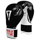 Title Classic Pro Style Training Gloves 3.0, Black/White, 14 oz