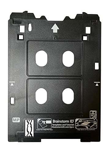 Inkjet PVC Card Tray for Canon PIXMA TS82xx, TS83xx, and TS95xx Series Printers (Canon MP/Multi-Purpose Tray Printers) by Brainstorm ID