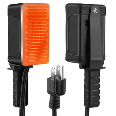 Enhon 1155x 1155 200w Magnetic Engine Block Heater with 43in Power Cord, Oil Pan Heater for Car, Truck, Tractors, Diesel Vehicles and Other Equipment