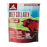 Grass fed Collagen for Dogs - Supports Health Skin & Coat, Hip, Joint Care & Cartilage Support + Skin Health and Mobility, 100% All Natural Collagen