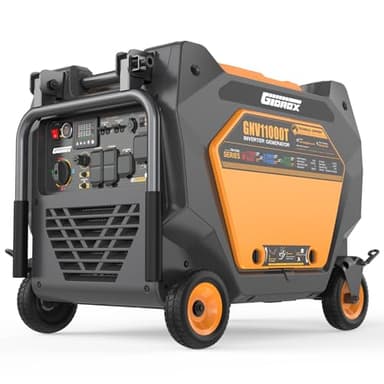 Gidrox 11000W Tri-Fuel Inverter Generator (Gas, Propane, Natural Gas), Quiet, 50A Outlet, ATS Ready, Low THD Safe for Electronics, Remote Start, CO Sensor, Ideal for RV & Whole-Home Backup Power