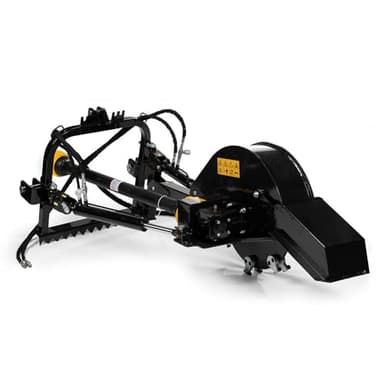 Titan Attachments 3 Point Pro Series PTO-Driven Stump Grinder, Stump Grinder Machine for Cat 1 and 2 Tractors with 20-60 HP, Carbide Steel Teeth, 950 RPM, Tree Stump Grinder