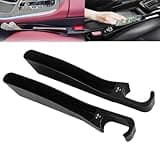 2PCS No Drop Seat Guard for Car, 2025 New No Drop Seat Side Gap Filler with USB Cable Slot for Place YourPhone, Cards, Wallet, Drop Seat Organizer for All Cars
