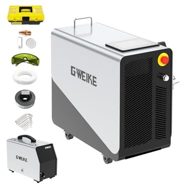 GWEIKE M 800W 6-in-1 Handheld Fiber Laser Welding Machine, 5x Faster Than TIG with Auto Wire Feeder for Welding, Rust Removal, Cleaning, Underwater Welding, Cutting, Function Expansion