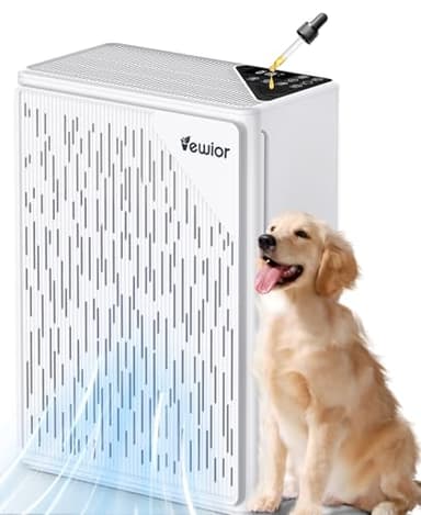 Air Purifiers for Home Large Room up to 2535ft², VEWIOR H13 True HEPA Air Cleaner for Bedroom with PM2.5 Display Auto Air Quality Sensor, Fragrance Diffuser for Wildfire Smoke Pet Hair Dust