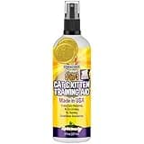 Bodhi Dog 3-in-1 Cat & Kitten Training Aid - Cat Deterrent Spray for Indoor and Outdoor Use - Protect Furniture, Rugs and Plants - Establish Boundaries & Keep Felines Off - Made in USA (8 Fl Oz)