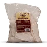 Real Hide | All Natural Dog Chew Treats - Premium Rawhide Chips - Long Lasting Grass Fed Free Range Beef Hide - Small/Medium/Large Dogs - 1 Pound