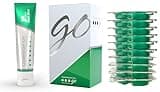 Opalescence Whitening Bundle - Opalescence Go 15% Hydrogen Peroxide Prefilled Whitening Trays and Whitening Toothpaste - Mint Flavor 5194-5166