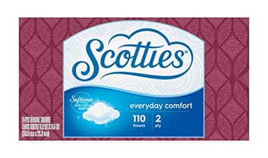 Scotties Everyday Comfort Facial Tissues, 110 Tissues per Box (Pack of 18)