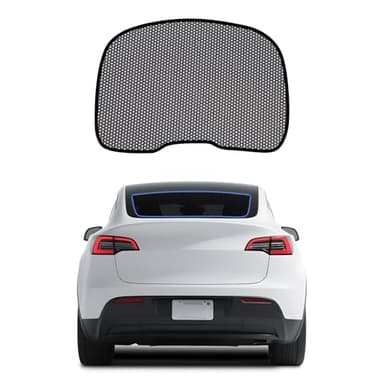 ZATOOTO Rear Window Sun Shade for Tesla Model Y 2019-2024, Visible Back Windshield Shades for Safety Driving UV Rays Protection Reduce Heat Mesh Window Shade for Baby in Car