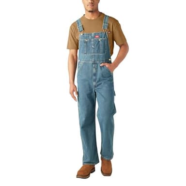 Dickies Indigo Bib Overalls, MEDIUM HERITAGE TINT, 40 30