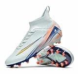 Seryuifg Soccer Cleats for Mens Womens Turf Soccer Shoes Indoor Unisex Football Boots AG FG TF Wide Training Sneaker Outdoor (2501 AG Yue 39)