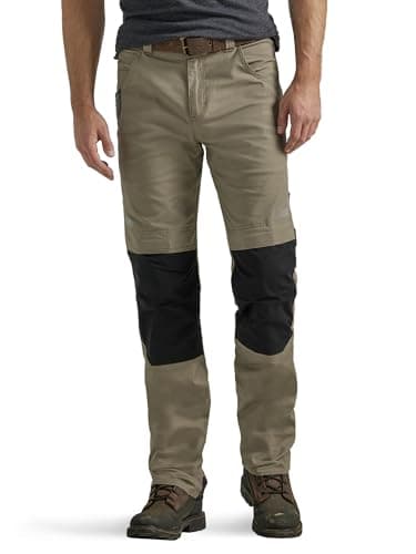 Wrangler Riggs Workwear Men's Straight Leg Technical Carpenter Pant, Dark Khaki, 44W x 32L