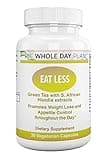 The WHOLE DAY Plan EAT LESS - Weight Loss Pills for Women and Men That Works Fast - Appetite Suppressant Fat Burning Supplements, 30 capsules, Made in USA