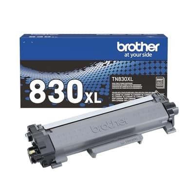 Brother Genuine TN830XL Black High Yield Printer Toner Cartridge - Print up to 3,000 Pages(1)